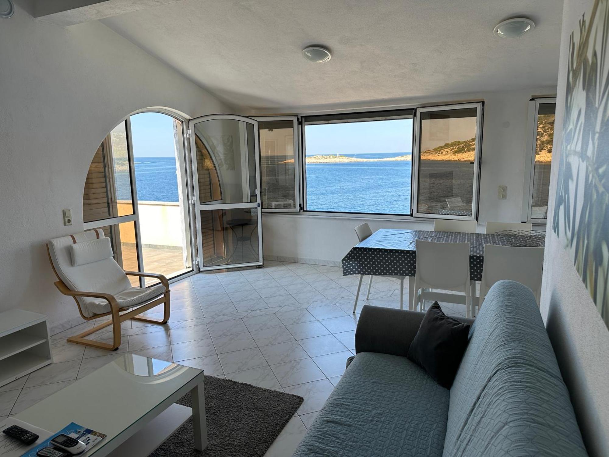 Direkt Am Meer-Apartments Puntaplanka Rogoznica  Kültér fotó